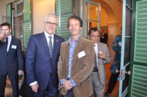 Former Australian Prime Minister Malcolm Turnbull was keen but unable to afford to buy my painting at the charity auction in  Government house