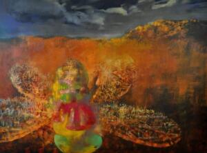 Slumbering hills Oil on canvas122x167 cm